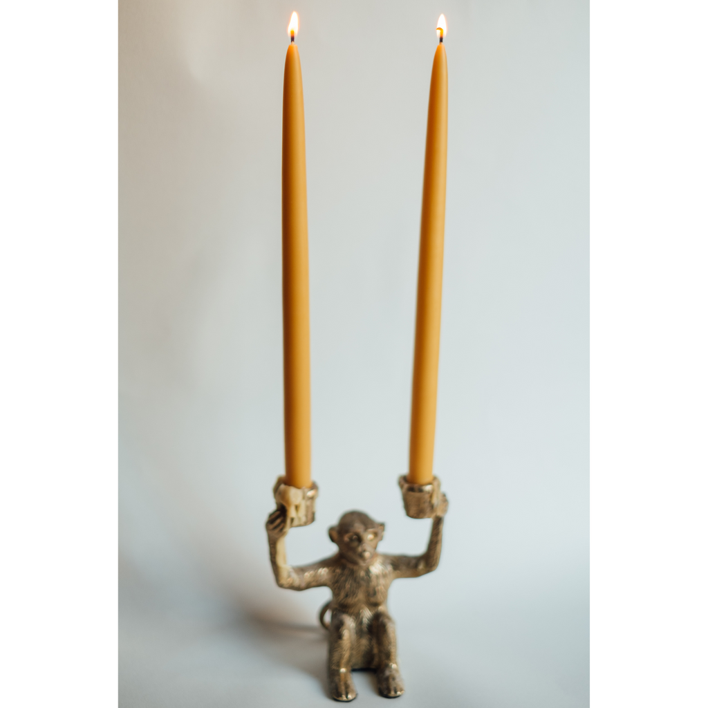 Long Hand Dipped Candle Pair