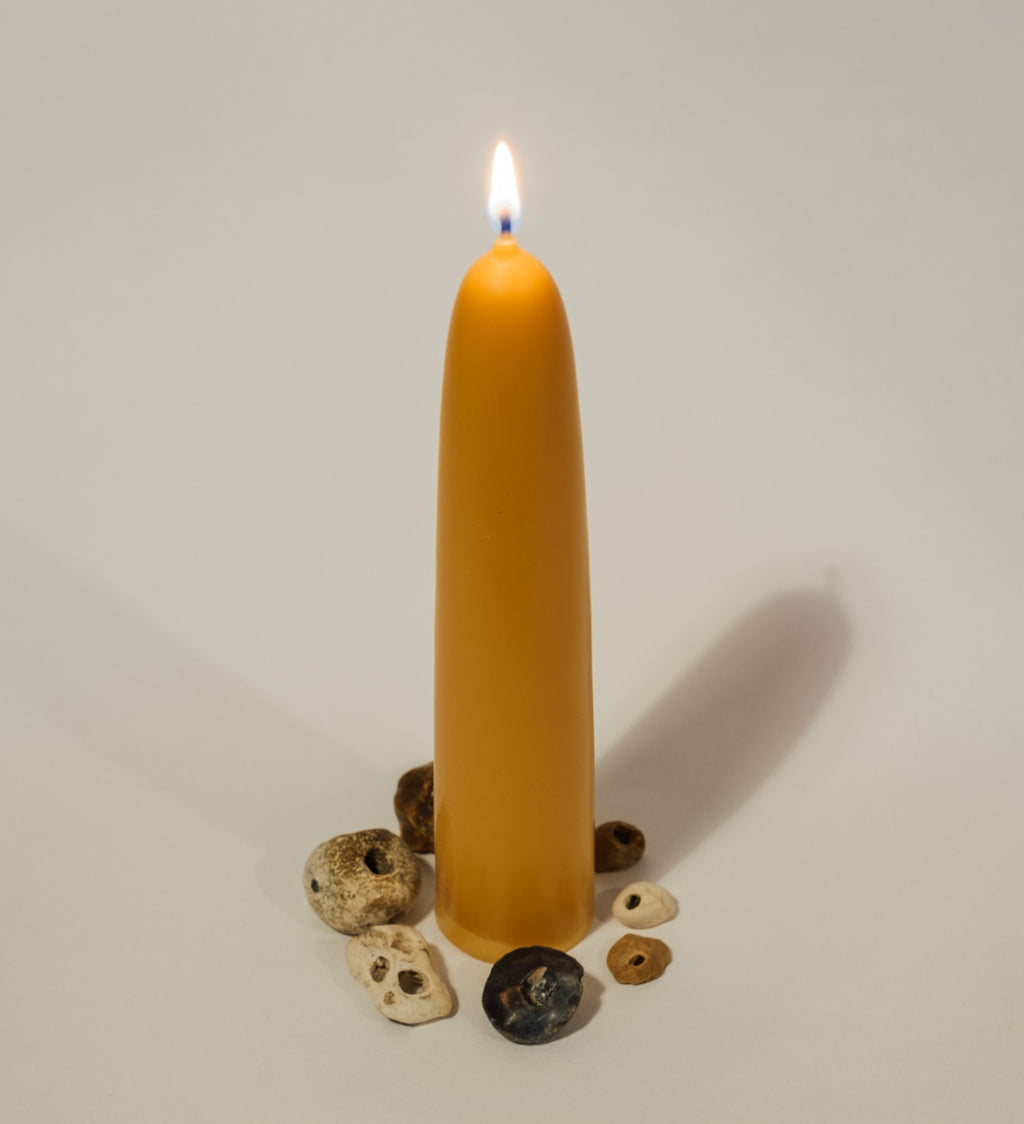 Giant Hand Dipped Candle Pair