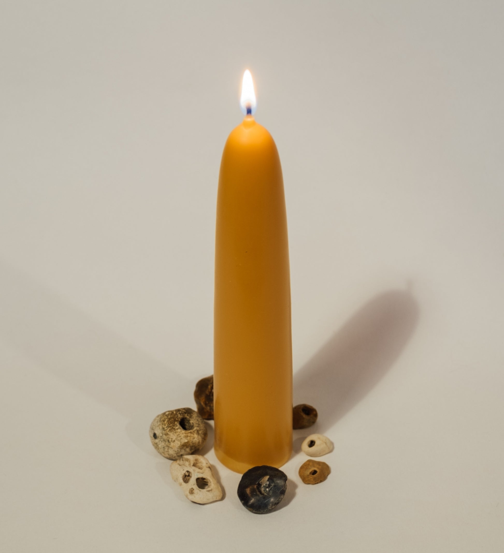 Giant Hand Dipped Candle Pair