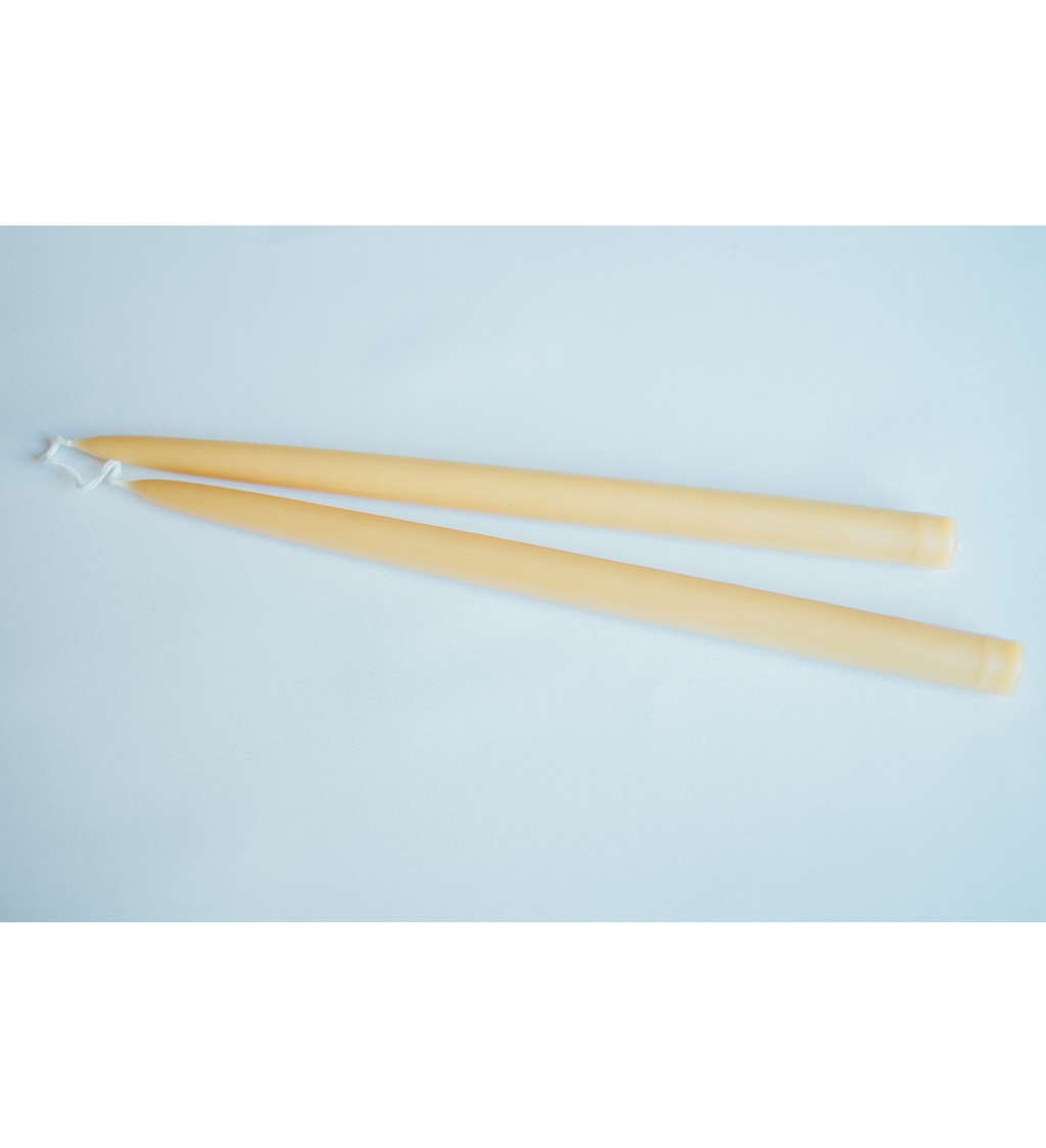 Long Hand Dipped Candle Pair