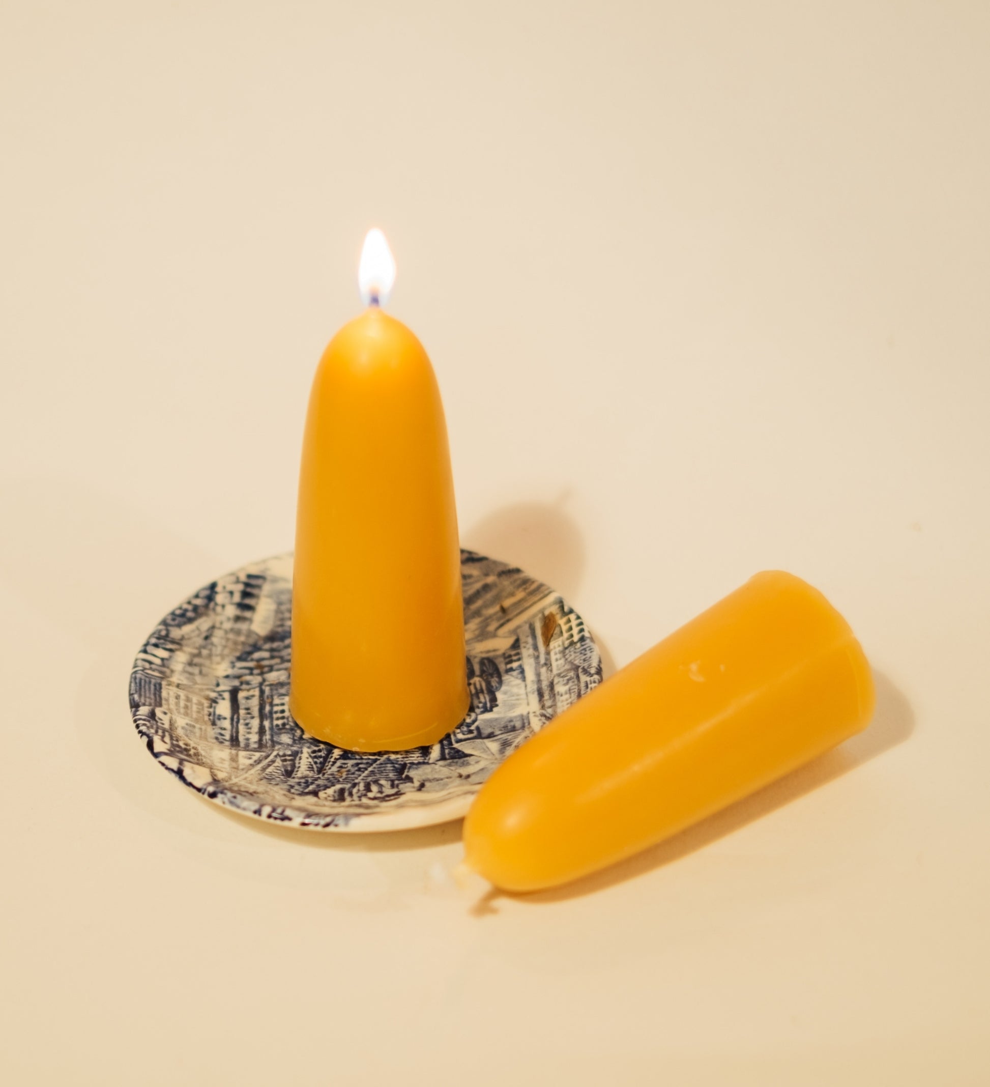 Small Hand Dipped Candle Pair