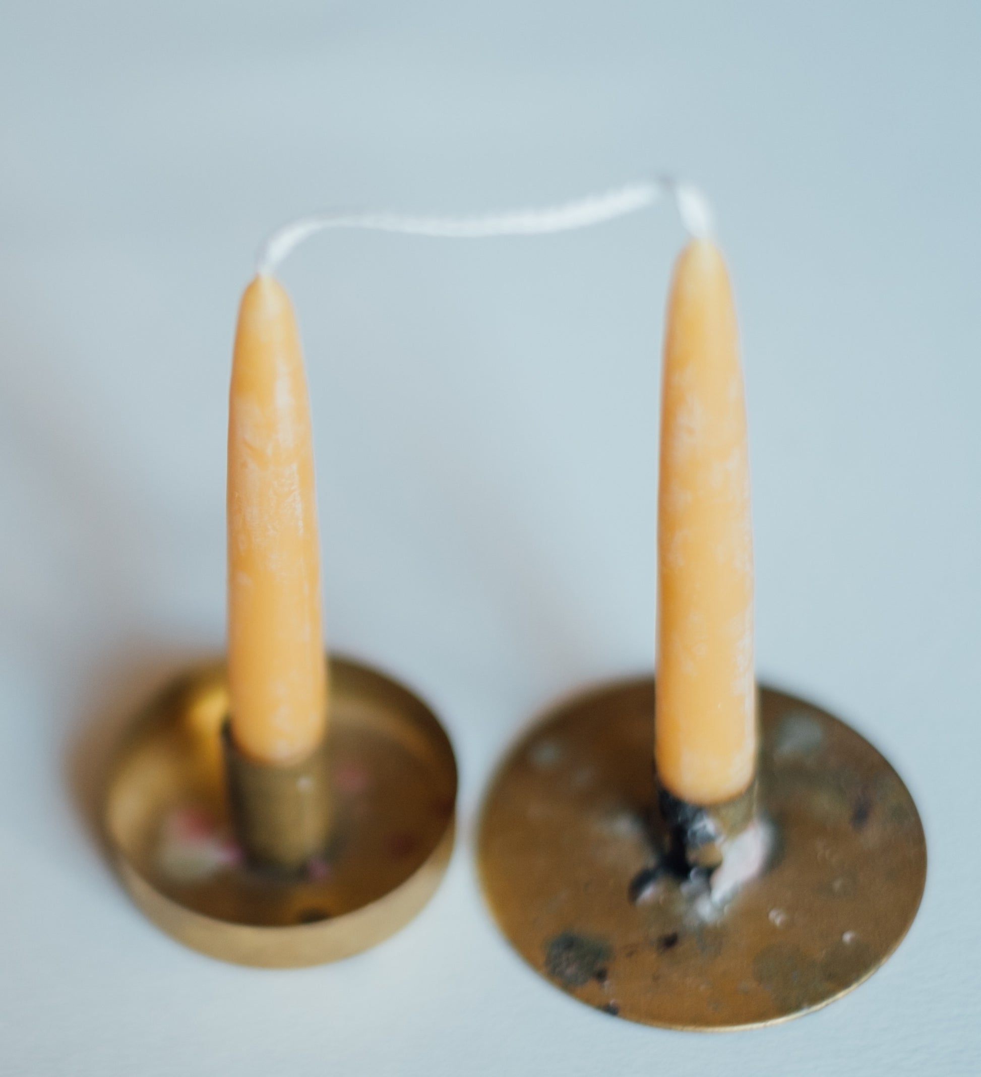 Medium Hand Dipped Candle Pair